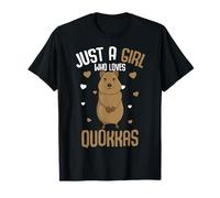 Just a Girl who loves Quokkas Girls Kids Women Quokka T-Shirt