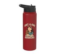 Just A Girl Who Loves Quokkas Stainless Steel Insulated Water Bottle