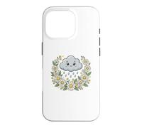 Just A Girl Who Loves Rain Daisy Floral Women Case for iPhone 16 Pro