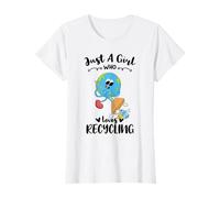 Just A Girl Who Loves Recycling T-Shirt