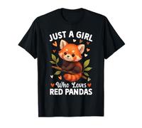 Just A Girl Who Loves Red Pandas Cute Girls T-Shirt