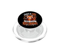 Just A Girl Who Loves Red Pandas PopSockets PopGrip for MagSafe