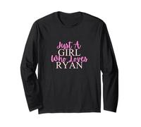 Just A Girl Who Loves Ryan Cute Long Sleeve T-Shirt