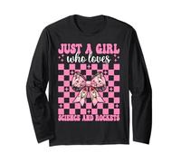 Just A Girl Who Loves Science and Rockets Aerospace Engineer Long Sleeve T-Shirt