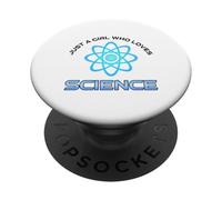 Just A Girl Who Loves Science PopSockets Adhesive PopGrip