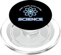Just A Girl Who Loves Science PopSockets PopGrip for MagSafe