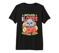 Just A Girl Who Loves Scottish Folds Premium T-Shirt