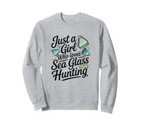 Just A Girl Who Loves Sea Glass Hunting, Sea Glass Collector Sweatshirt