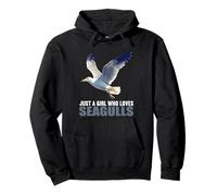 Just a Girl who loves Seagulls. Seagulls Seagull Pullover Hoodie