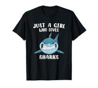 Just A Girl Who Loves Sharks T-Shirt