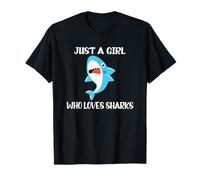 Just A Girl Who Loves Sharks T-Shirt