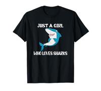 Just A Girl Who Loves Sharks T-Shirt