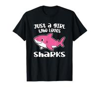 Just A Girl Who Loves Sharks T-Shirt