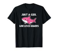 Just A Girl Who Loves Sharks T-Shirt