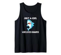 Just A Girl Who Loves Sharks Tank Top