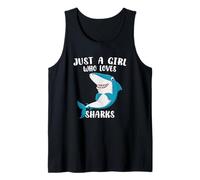 Just A Girl Who Loves Sharks Tank Top