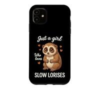 Just a Girl Who Loves Slow Lorises Cute Primate Case for iPhone 11
