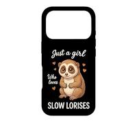 Just a Girl Who Loves Slow Lorises Cute Primate Case for iPhone 17 Pro