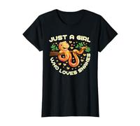 Just a Girl Who Loves Snakes Funny Snake Lover Gifts T-Shirt