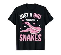 Just a Girl who loves Snakes Kids T-Shirt