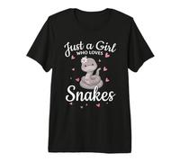 Just A Girl Who Loves Snakes Premium T-Shirt