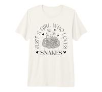 Just A Girl Who Loves Snakes Premium T-Shirt