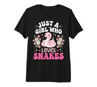Just A Girl Who Loves Snakes Premium T-Shirt