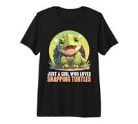 Just a Girl who Loves Snapping Turtles. Snapping Turtle Premium T-Shirt