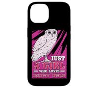 Just A Girl Who Loves Snowy Owls Bird Watching Bird Lover Case for iPhone 14
