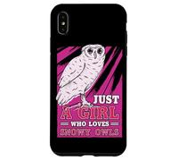 Just A Girl Who Loves Snowy Owls Bird Watching Bird Lover Case for iPhone XS Max