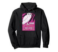 Just A Girl Who Loves Snowy Owls Bird Watching Bird Lover Pullover Hoodie
