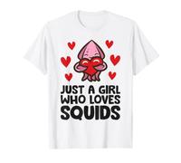 Just A Girl Who Loves Squids T-Shirt