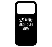 Just A Girl who loves STEVE T-Shirt Cute STEVE Case for iPhone 17 Pro