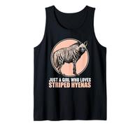 Just a Girl who Loves Striped Hyenas Striped Hyena Tank Top