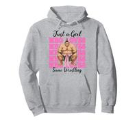 Just A Girl Who Loves Sumo Wrestling Sumo Wrestler Japanese Pullover Hoodie