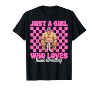 Just A Girl Who Loves Sumo Wrestling Sumo Wrestler Japanese T-Shirt