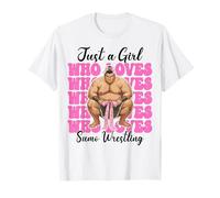 Just A Girl Who Loves Sumo Wrestling Sumo Wrestler Japanese T-Shirt