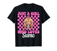 Just A Girl Who Loves Sumo Wrestling Sumo Wrestler Japanese T-Shirt