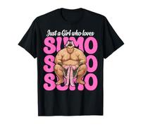 Just A Girl Who Loves Sumo Wrestling Sumo Wrestler Japanese T-Shirt