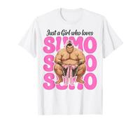 Just A Girl Who Loves Sumo Wrestling Sumo Wrestler Japanese T-Shirt