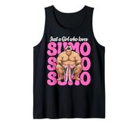 Just A Girl Who Loves Sumo Wrestling Sumo Wrestler Japanese Tank Top