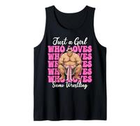 Just A Girl Who Loves Sumo Wrestling Sumo Wrestler Japanese Tank Top