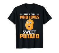 Just A Girl Who Loves Sweet Potato Lover Funny Gift T-Shirt