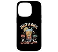 Just A Girl Who Loves Sweet Tea Summer Beverage Case for iPhone 14 Pro