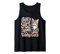 Just A Girl Who Loves Tabby Cats Tank Top