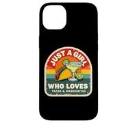 Just A Girl Who Loves Tacos And Margaritas Mexican Women Fun Case for iPhone 14 Plus