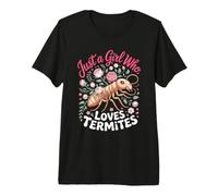 Just a Girl Who Loves Termites Pest Control Insect Premium T-Shirt