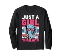 Just A Girl Who Loves Thailand Elephant Long Sleeve T-Shirt