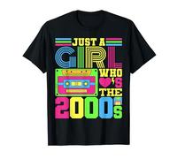 Just A Girl Who Loves The 2000's Party Outfit 2000's Costume T-Shirt