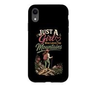 Just A Girl Who Loves The Mountains Hiking Hiker Gift Case for iPhone XR